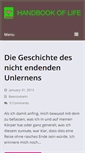 Mobile Screenshot of handbook-of-life.com